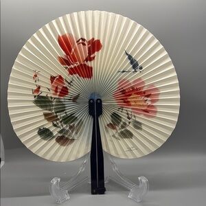 Floral and Bird Design Hand Fan